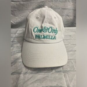 ONE & ONLY PALMILLA LUXURY BEACH RESORT IN LOS CABOS WHITE BASEBALL HAT